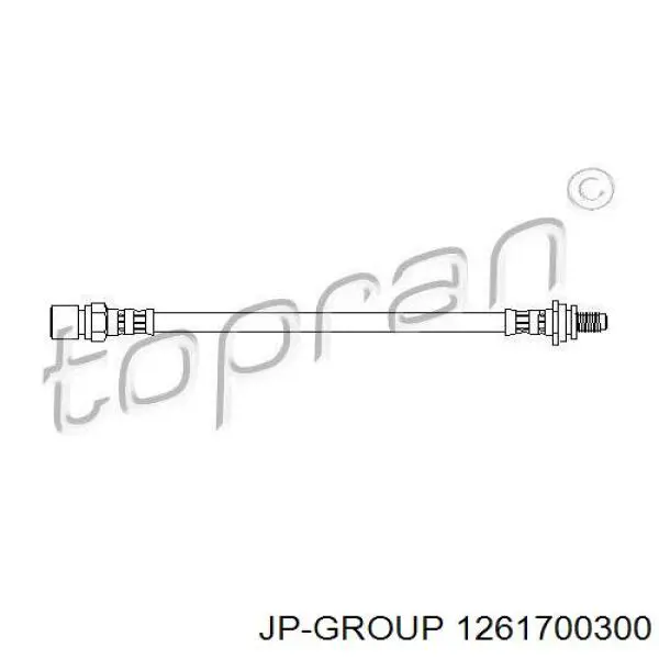 Tubo liquido de freno trasero Opel Astra F (53B)