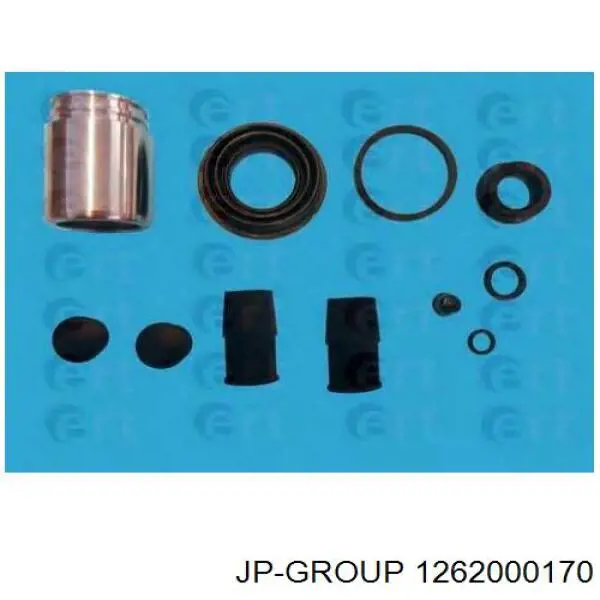 Pinza de freno trasera izquierda JP Group 1262000170