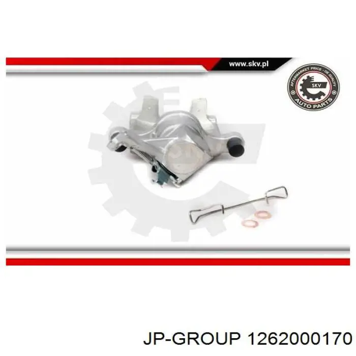 Pinza de freno trasera izquierda 1262000170 JP Group