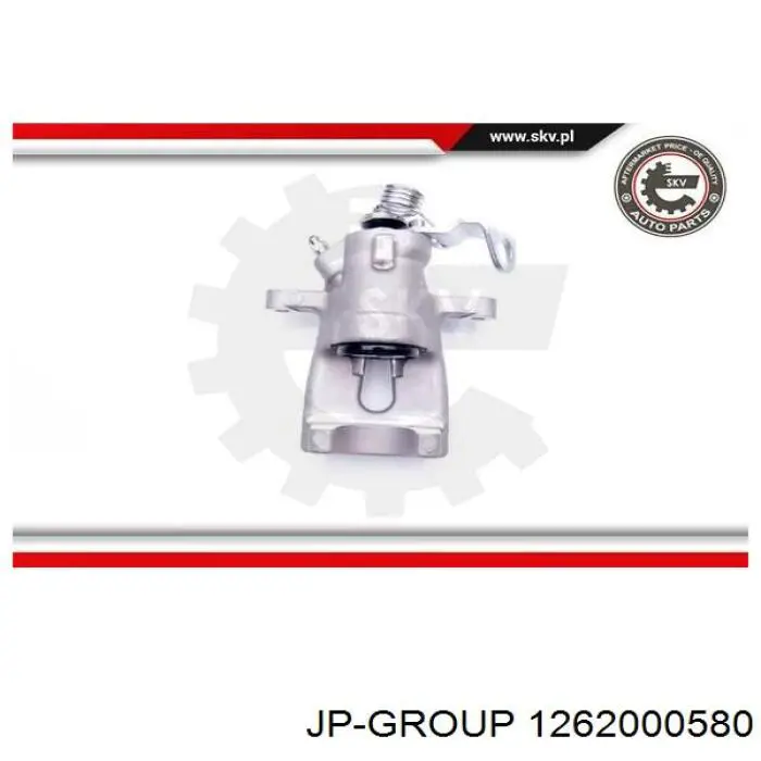 Pinza de freno trasera derecha 1262000580 JP Group