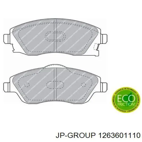 Pastillas de freno delanteras Opel Corsa F08, F68