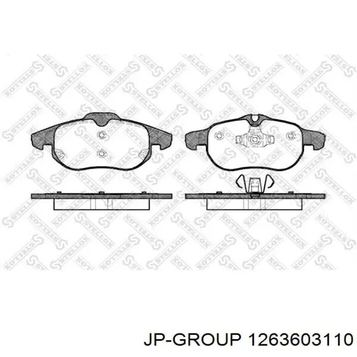 Pastillas de freno delanteras Opel Vectra