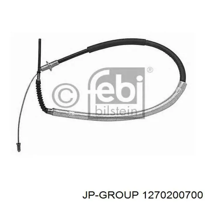 1270200700 JP Group cable de embrague