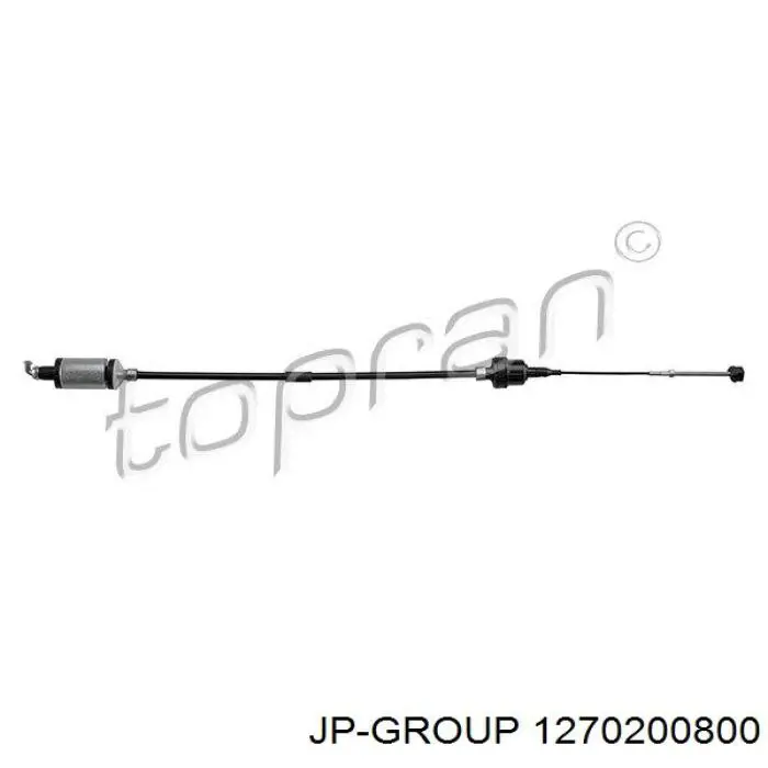 1270200800 JP Group cable de embrague