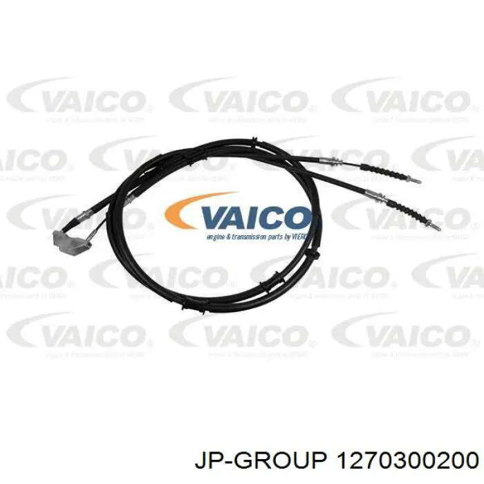 1270300200 JP Group cable de freno de mano trasero derecho/izquierdo