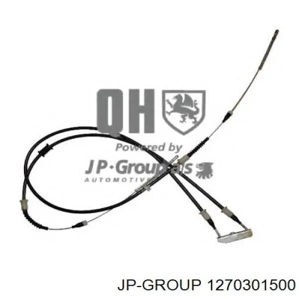 1270301500 JP Group cable de freno de mano trasero derecho/izquierdo