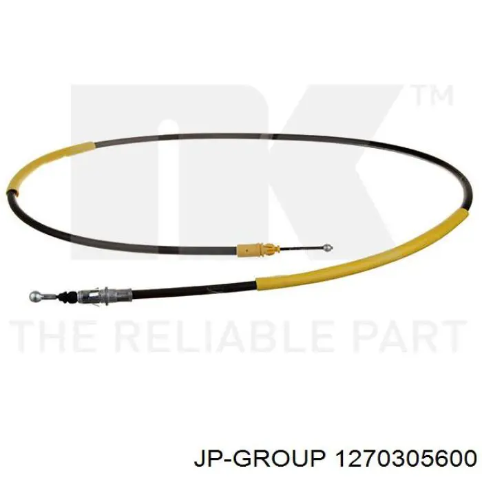1270305600 JP Group cable de freno de mano trasero derecho