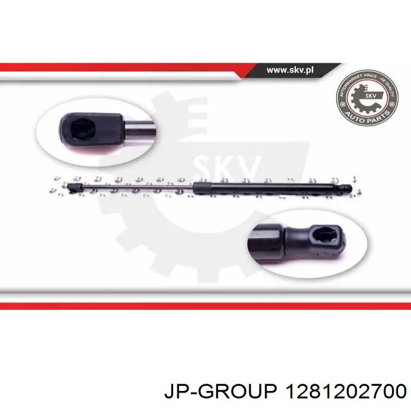 Amortiguador de maletero JP Group 1281202700 precio, desde 13,43 EUR