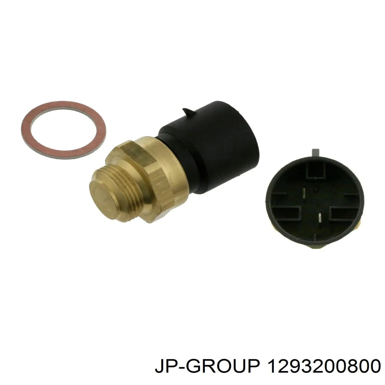 1293200800 JP Group sensor, temperatura del refrigerante (encendido el ventilador del radiador)