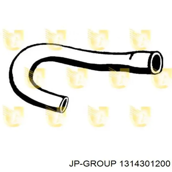 1314301200 JP Group tubería de radiador arriba