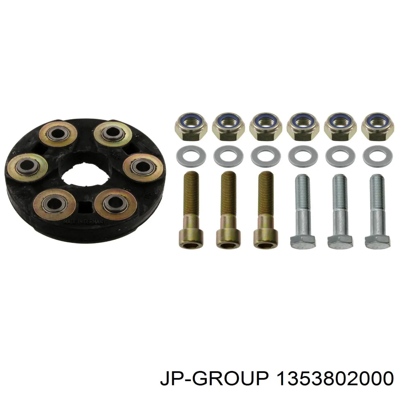 Acoplamiento elástico delantero del cardán JP Group 1353802000 precio, desde 45,81 EUR
