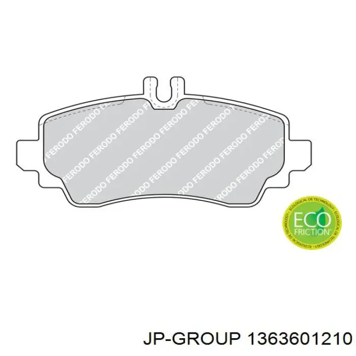 Pastillas freno delanteras JP Group 1363601210 precio, desde 24,05 EUR