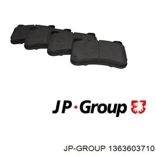 1363603710 JP Group pastillas de freno delanteras