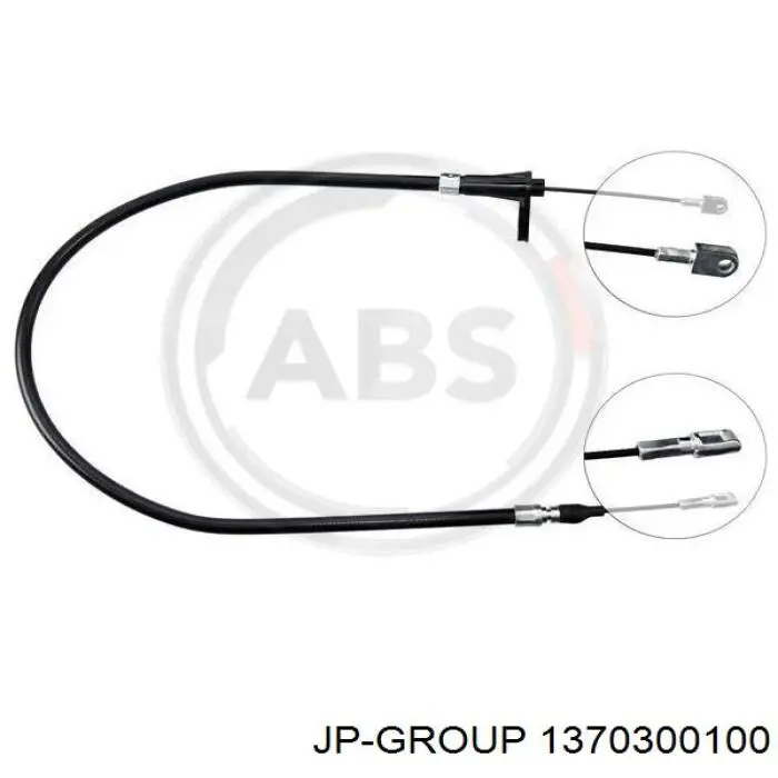 1370300100 JP Group cable de freno de mano trasero derecho/izquierdo