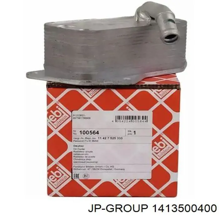 1413500400 JP Group radiador de aceite, bajo de filtro