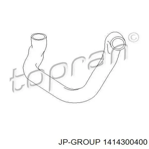 1414300400 JP Group conducto refrigerante, bomba de agua, de tubo de agua a refrigerador aceite