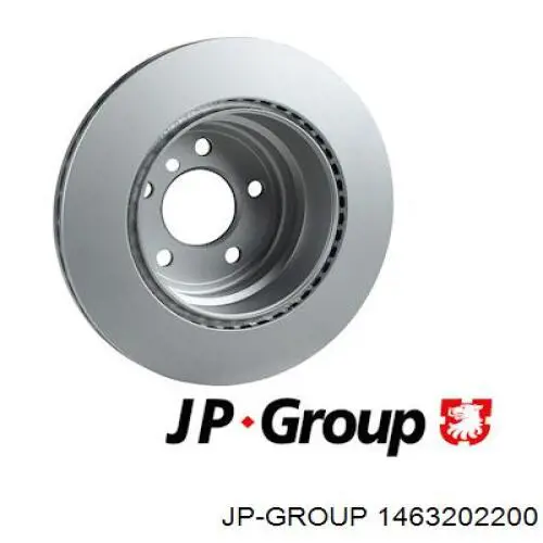 1463202200 JP Group disco de freno trasero