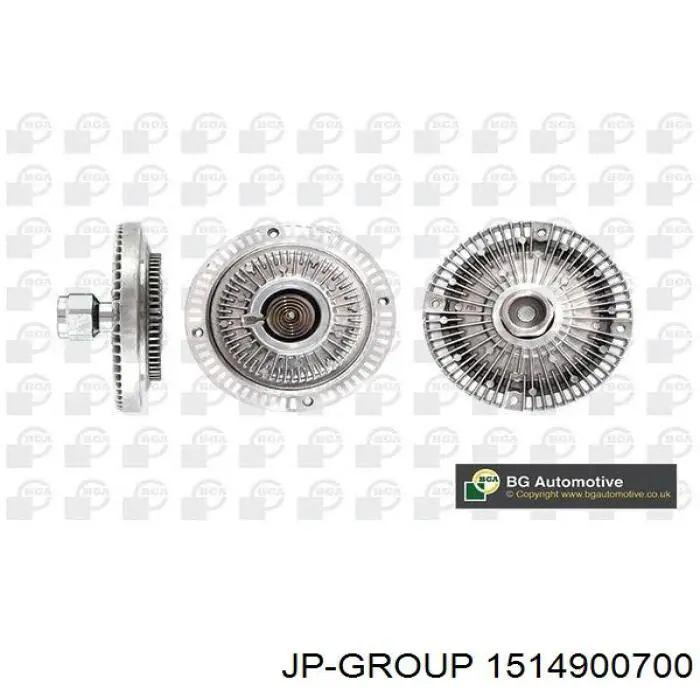 1514900700 JP Group embrague, ventilador del radiador