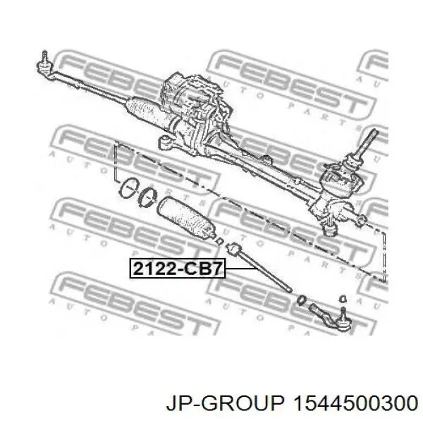 Barra de acoplamiento Ford Focus 3 CB8
