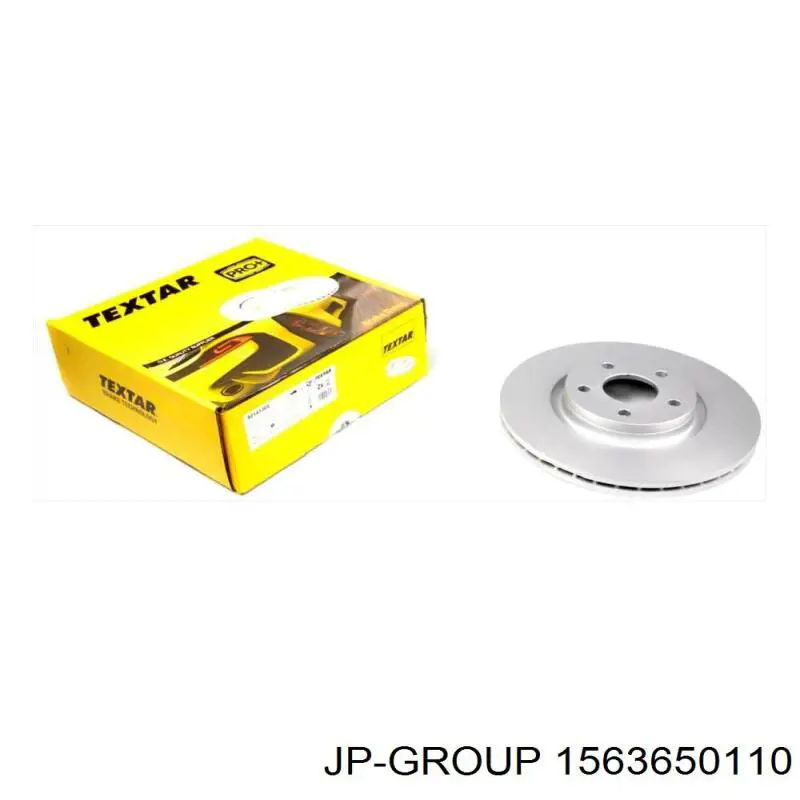 1563650110 JP Group Juego de reparación de frenos delanteros