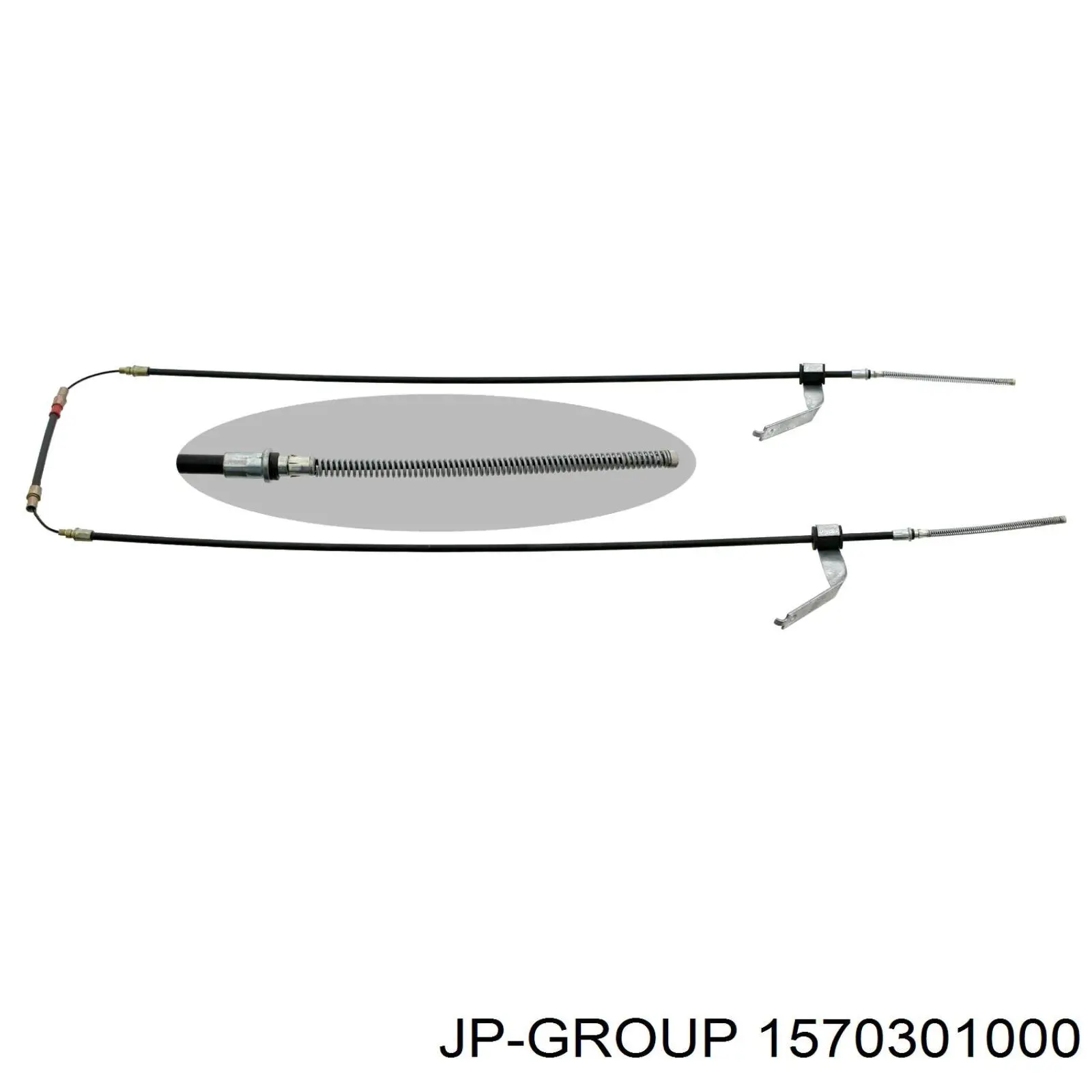 1570301000 JP Group cable de freno de mano trasero derecho/izquierdo