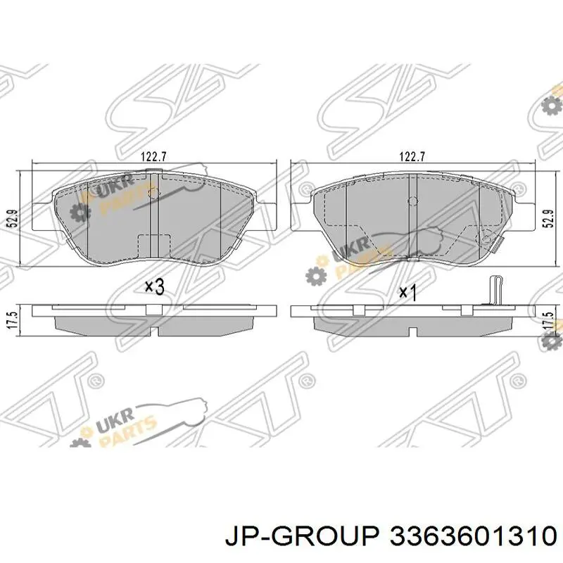 Pastillas de freno delanteras Fiat Stilo 192