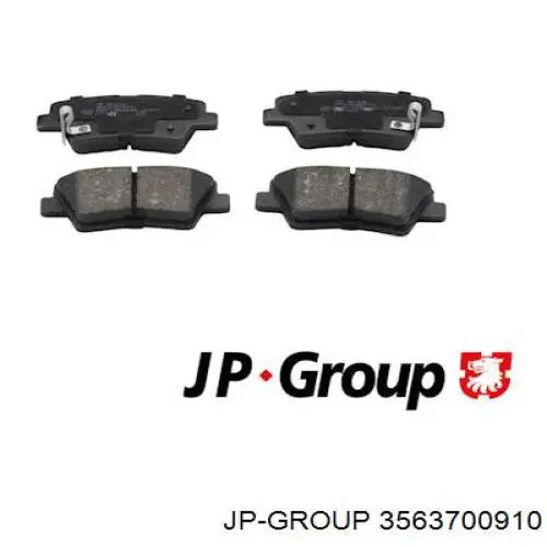 Pastillas traseras de freno JP Group 3563700910 precio, desde 23,32 EUR