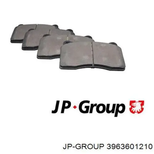 Comprar 3963601210 JP Group Pastillas delanteras de freno