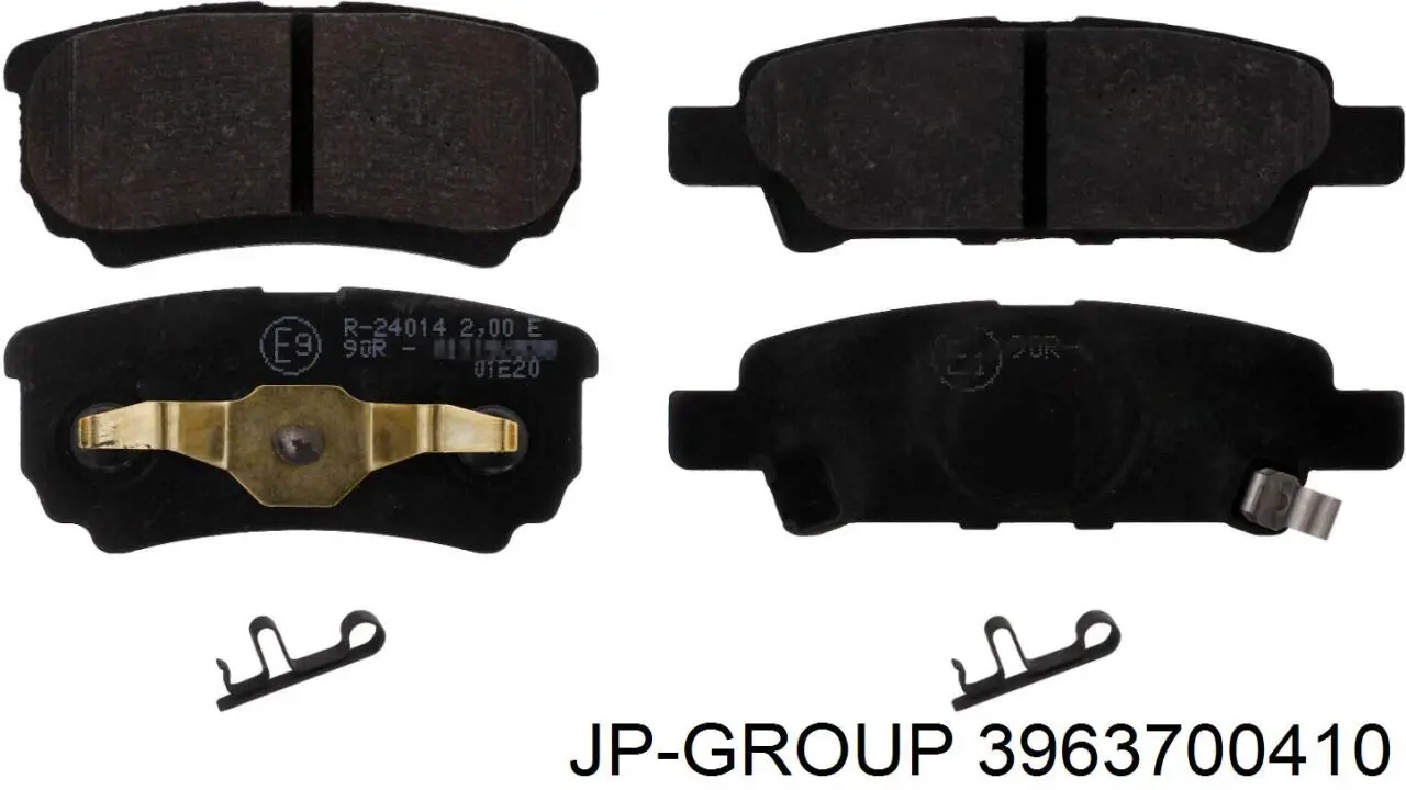 Comprar 3963700410 JP Group Pastillas de freno traseras