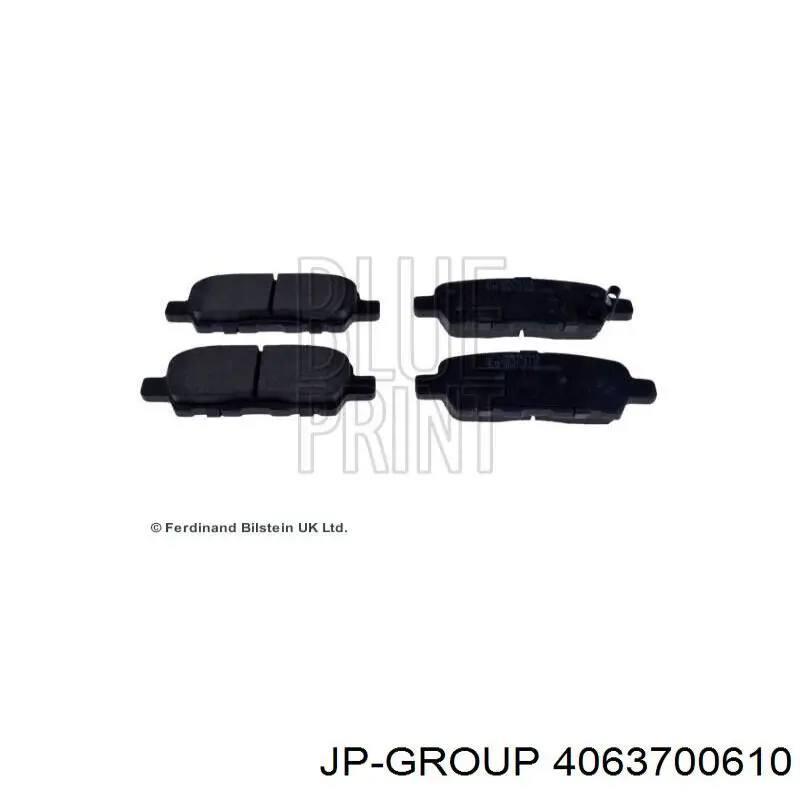 Pastillas traseras de freno JP Group 4063700610 precio, desde 19,05 EUR