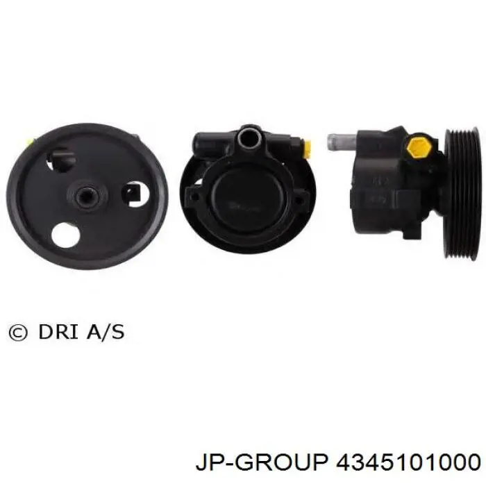 Bomba de dirección hidráulica JP Group 4345101000