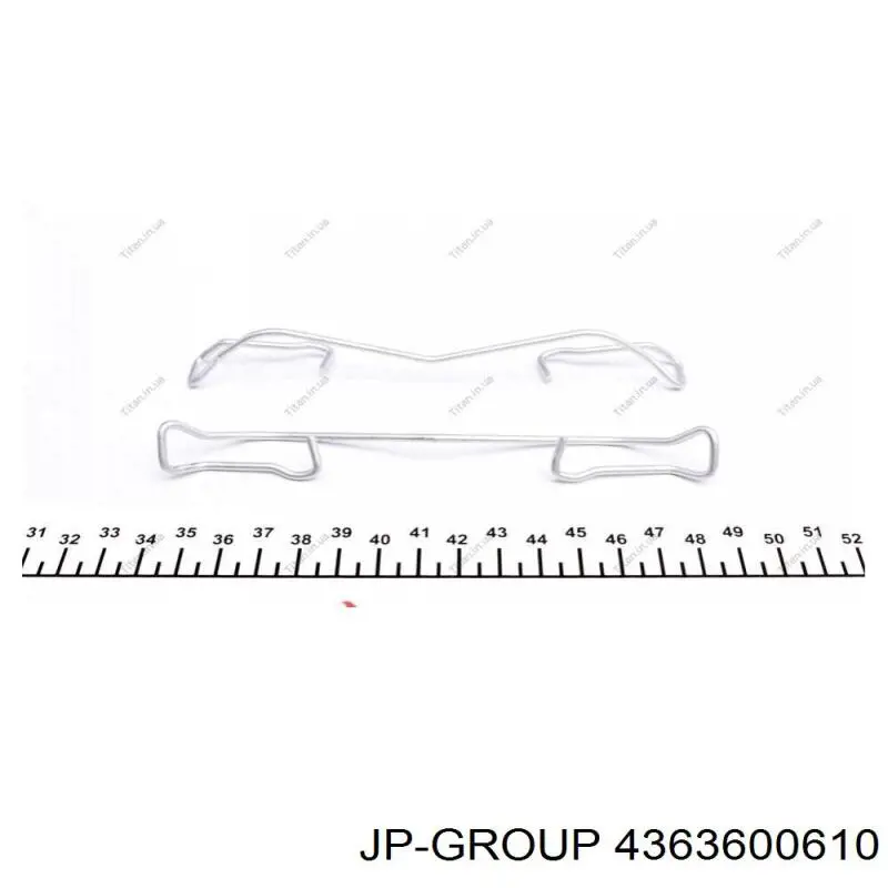 4363600610 JP Group pastillas de freno delanteras