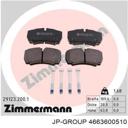 Pastillas de freno delanteras Subaru Impreza 3 GH