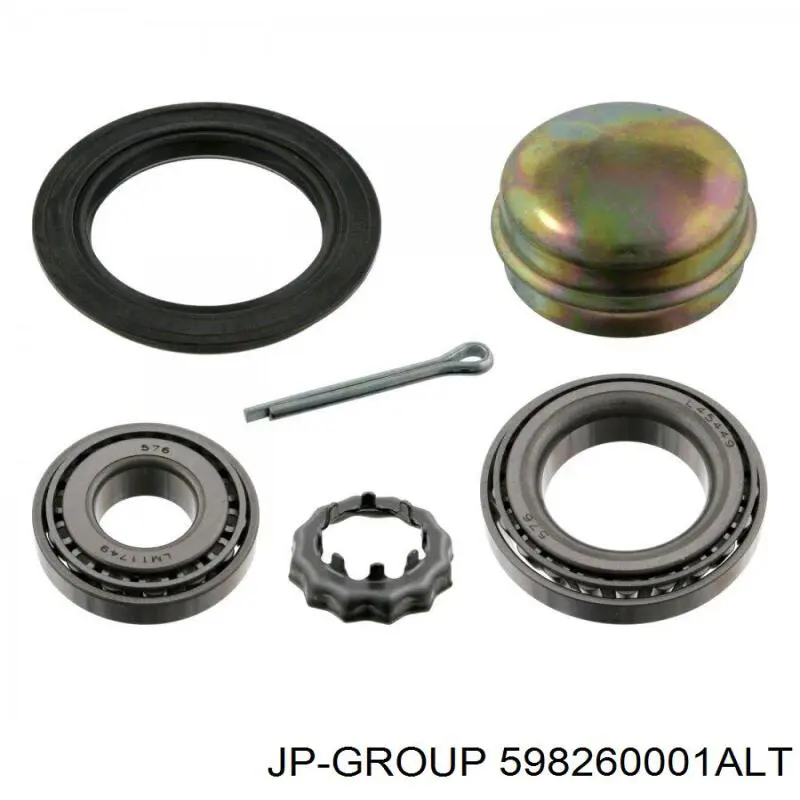 Cojinete de rueda trasero Volkswagen Jetta 2 19E, 1G2, 165, 167