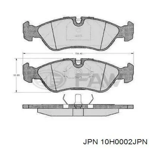 Pastillas de freno delanteras Opel Combo