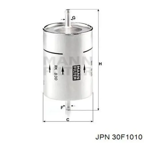 Filtro combustible BMW 3 E21