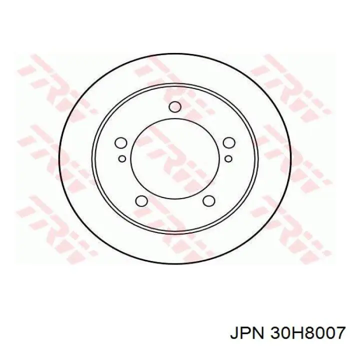 30H8007 JPN disco de freno delantero