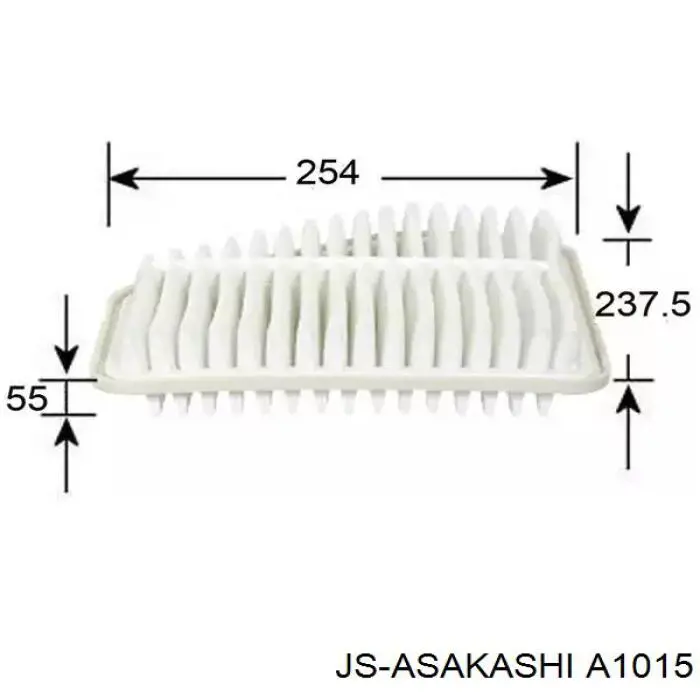 A1015 JS Asakashi filtro de aire