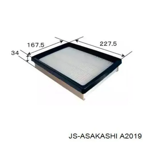 Comprar A2019 JS Asakashi Filtro de aire