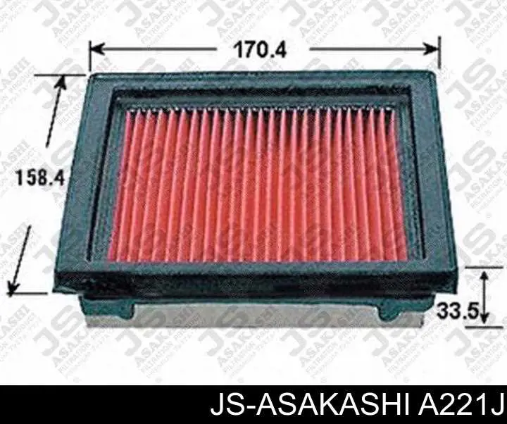 Comprar A221J JS Asakashi Filtro de aire