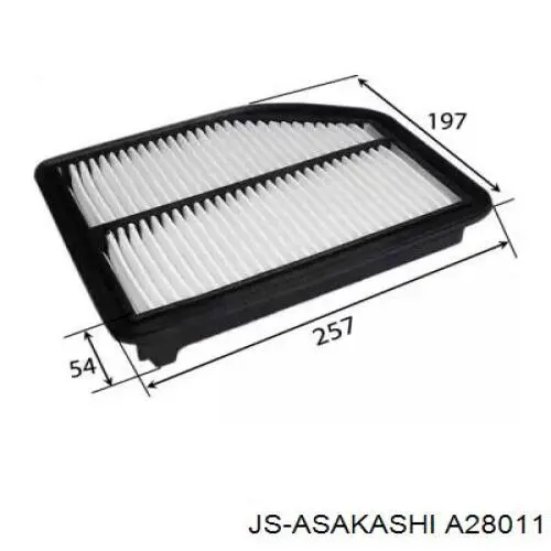 A28011 JS Asakashi filtro de aire