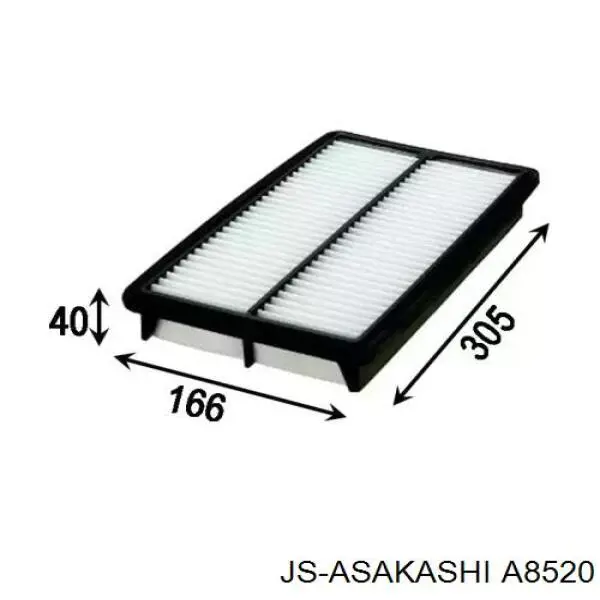 A8520 JS Asakashi Filtro de aire de motor
