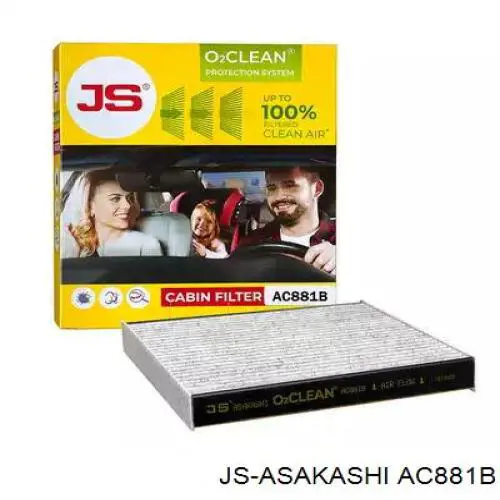 AC881B JS Asakashi filtro habitáculo