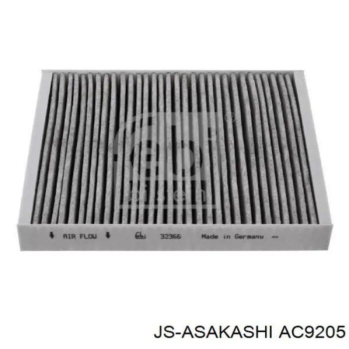 Filtro de habitáculo AC9205 JS Asakashi