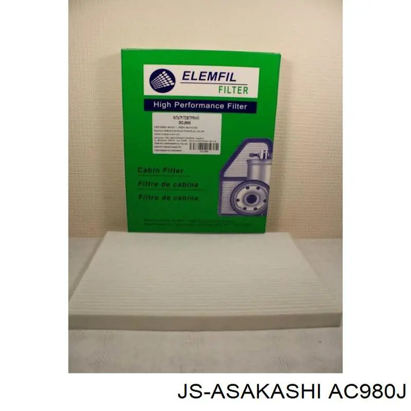 AC980J JS Asakashi Filtro antipolen