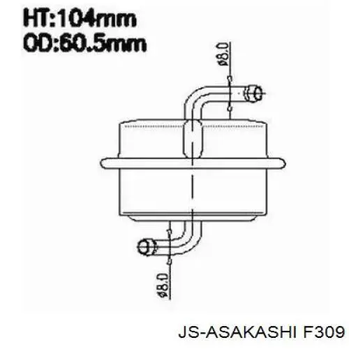 Filtro combustible Renault Master 3 FV, JV