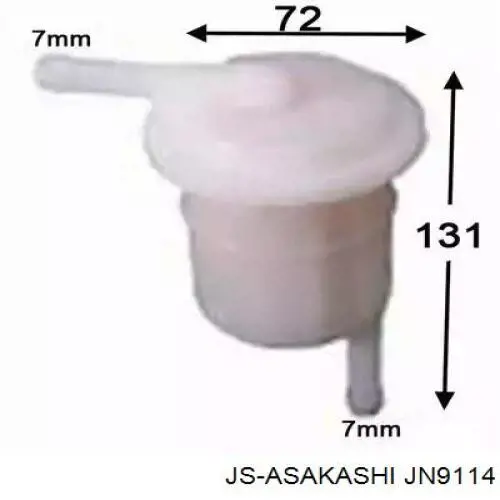 JN9114 JS Asakashi filtro de combustible