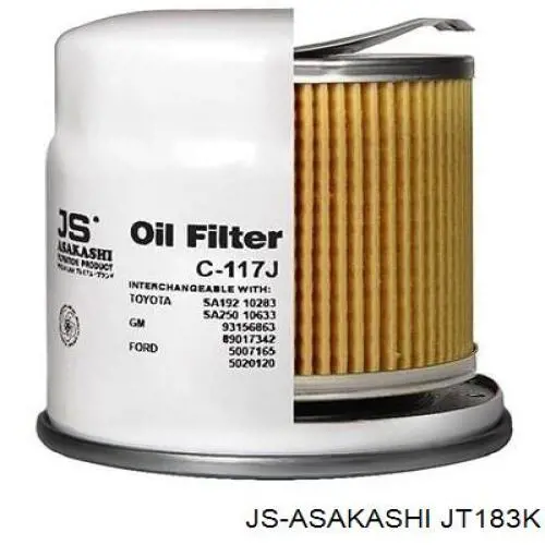 JT183K JS Asakashi filtro hidráulico, transmisión automática