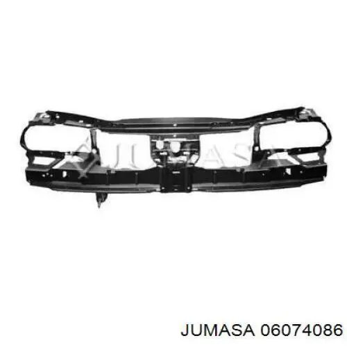 Soporte de radiador completo (panel de montaje para foco) Renault Megane SCENIC (JA0)