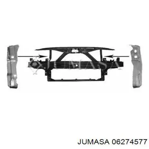 Panel de soporte del radiador y montaje de faros Prasco ST5203230 precio, desde 207,64 EUR